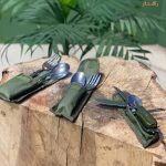 قاشق و چنگال چراغ قوه دار